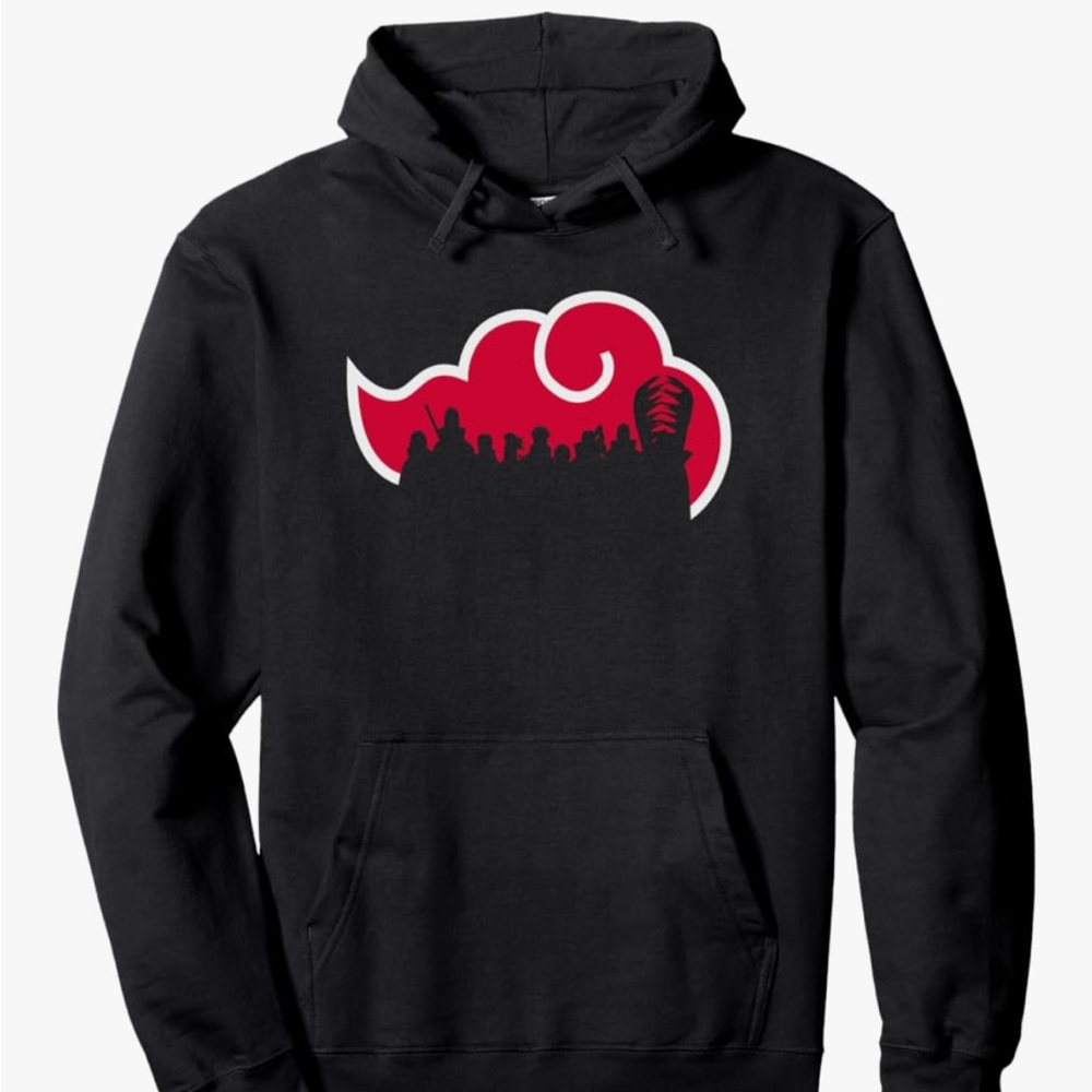 Naruto black hooded sweatshirt
